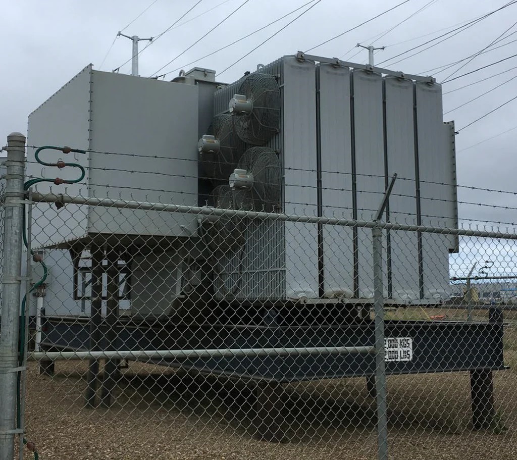 15 MVA 25000D - 34500Y ABB Substation Transformer