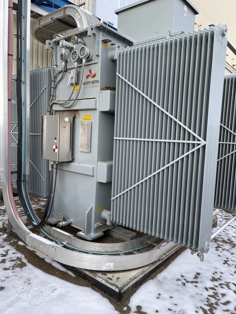 10 MVA 13800D - 4160Y Northern Transformer Substation Transformer
