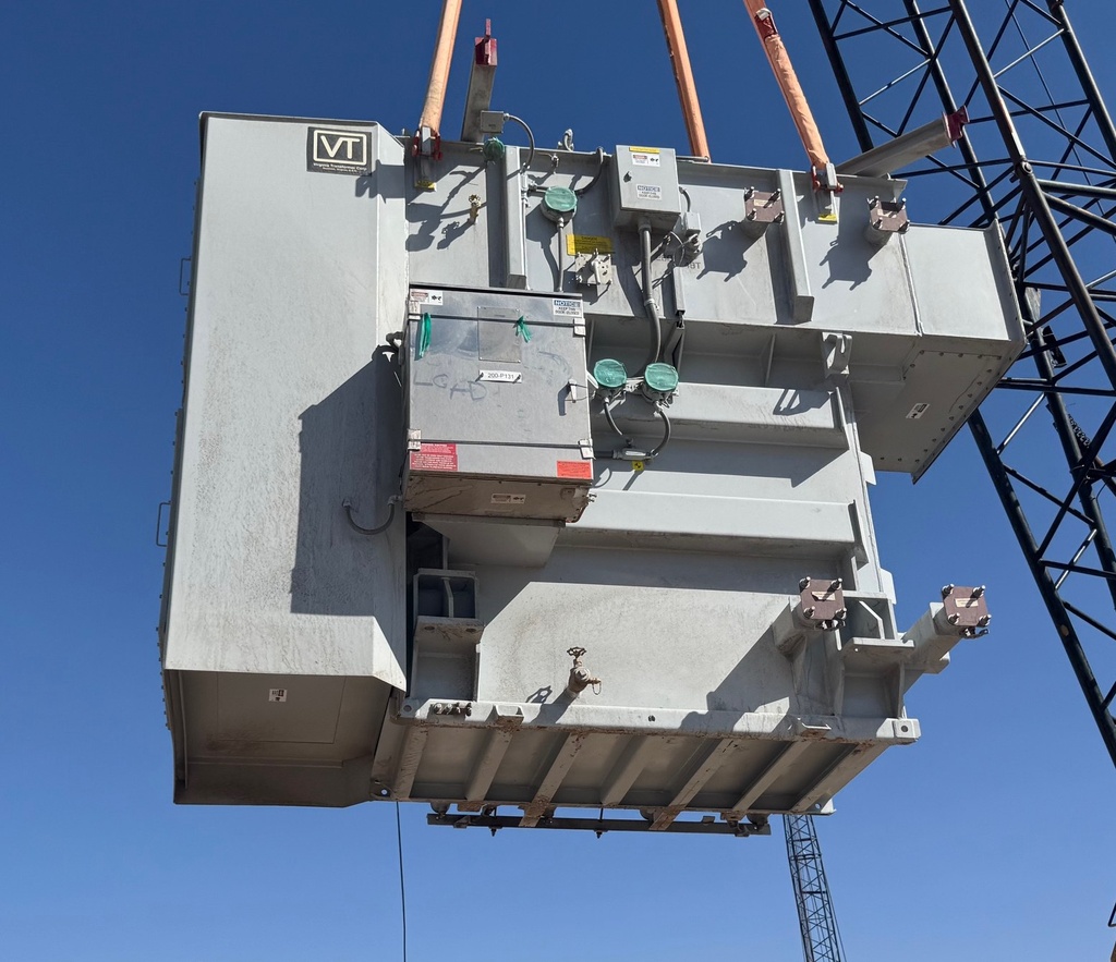 10 MVA 34500 D - 4160Y/2402 Virginia Transformer Substation Transformer