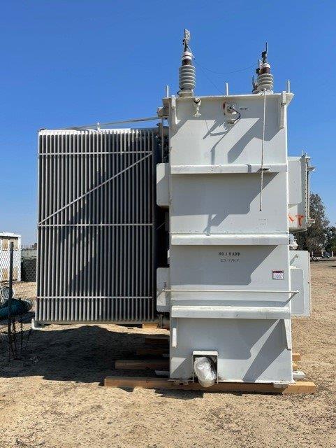 10/11.2/12.5/14 MVA, Pri 34400 D, Sec 12470Y/7200, DELTA STAR