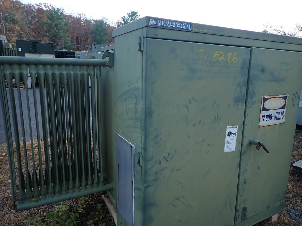 1000 KVA 14400 Delta 480Y/277, Westinghouse Pad-Mount Transformer, DF/RF,