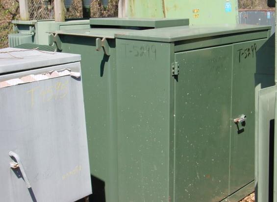 1000 KVA, ALSTOM, Pri. 7200 V, D, Sec. 480 V, Y, PAD, DEAD, RADIAL: -1