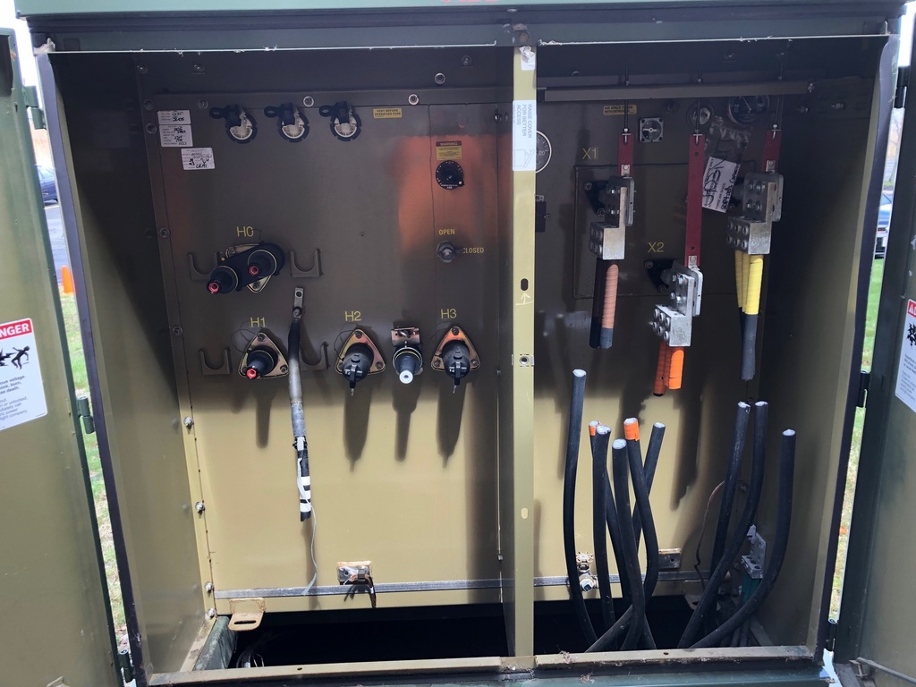 1000 KVA, Pri 13800Y/7970, Sec 480 D, ABB, DEAD FRONT/RADIAL FEED