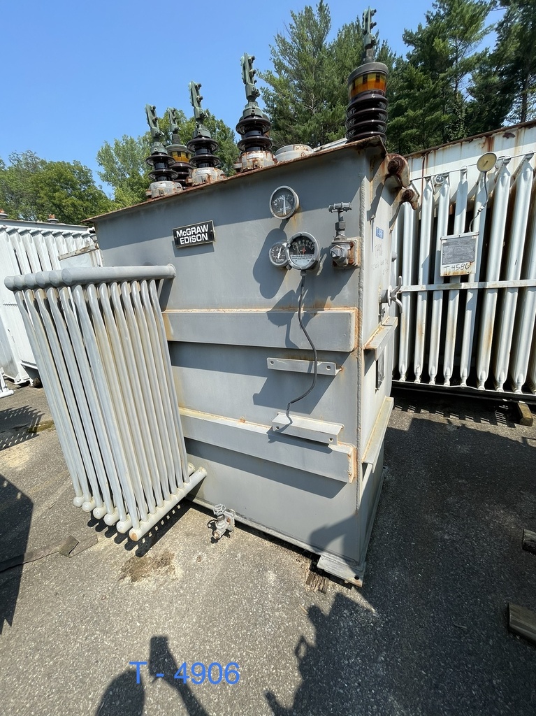 1000 KVA, Pri. 33000 V, D, Sec. 2400 V, D, 1971, MCGRAW EDISON, STATION TXFMR: 1