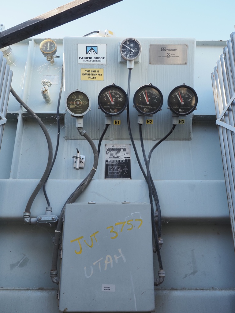 10000/14000 KVA, Pri 46000 D, Sec 12470 D, PACIFIC CREST, ENVIROTEMP