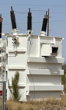 10MVA 138000D - 4160Y General Electric Substation Transformer