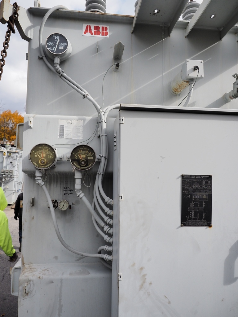 12MVA  34400D - 13090Y ABB Substation Transformer