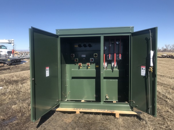 1500 KVA, Pri 13800 D, Sec 480Y/277, 2019, GE PROLEC, DEAD FRONT/LOOP FEED, NEW