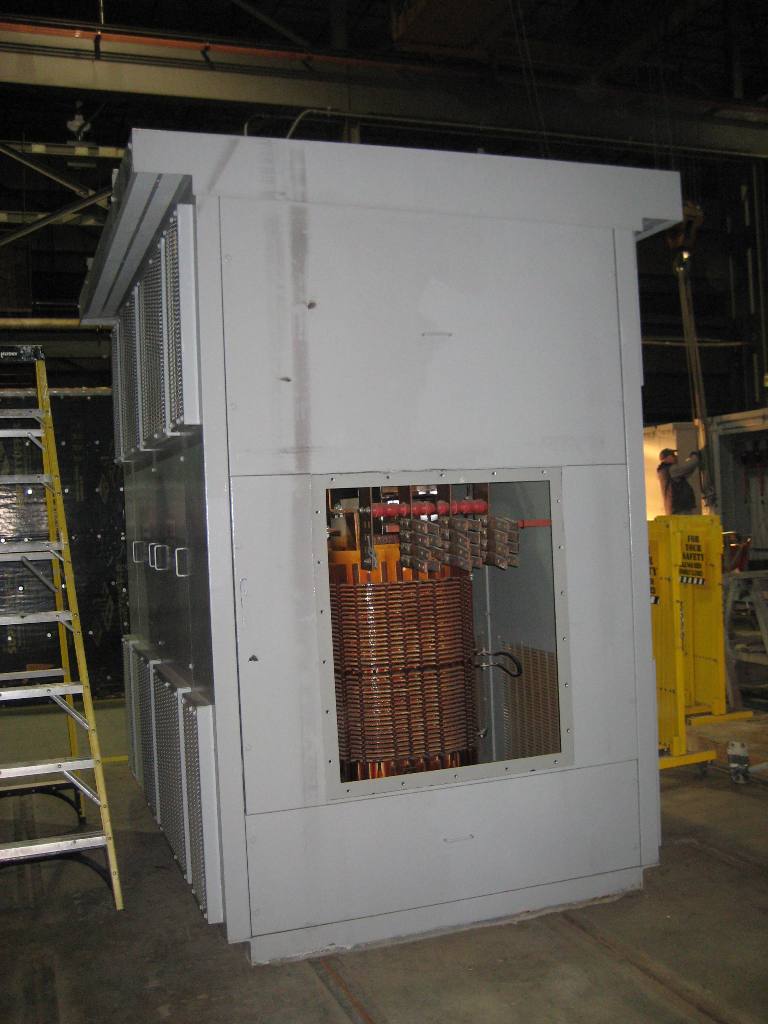 1500/2000 KVA, Pri 13800 D, Sec 480Y, 1996, CUTLER HAMMER, CORE & COILS, COPPER
