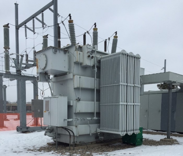 15000/28000 KVA, Pri 115000 D, Sec 13800Y/7970, GENERAL ELECTRIC, LTC
