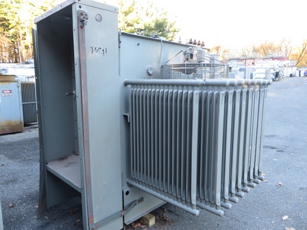 2000/2300 KVA, Pri 4160 D, Sec 480Y/277, WESTINGHOUSE, SILICONE, ALUMINUM