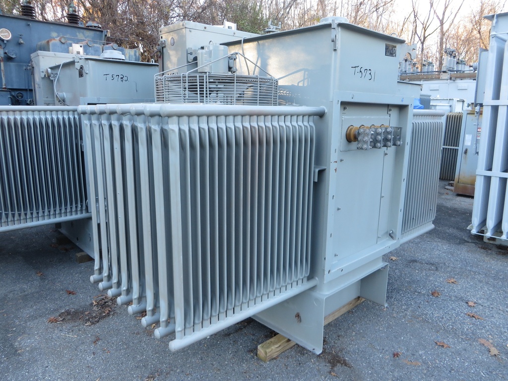 2000/2300 KVA, Pri 4160 D, Sec 480Y/277, WESTINGHOUSE, SILICONE, ALUMINUM