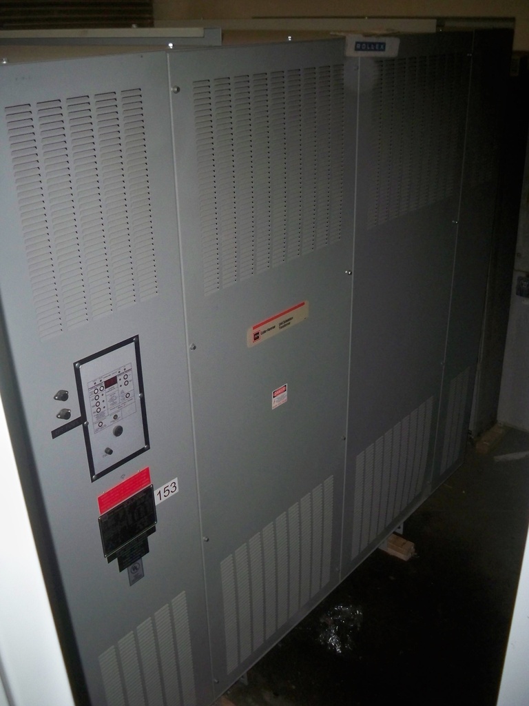 2000/2667 KVA, Pri 13800 D, Sec 480Y/277, CUTLER-HAMMER, 1995, INDOOR:1