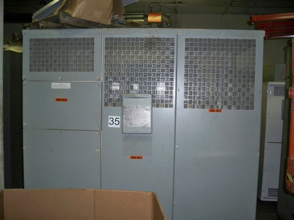 2000/2667 KVA, Pri 13800 D, Sec 480Y/277, GENERAL ELECTRIC, INDOOR:1