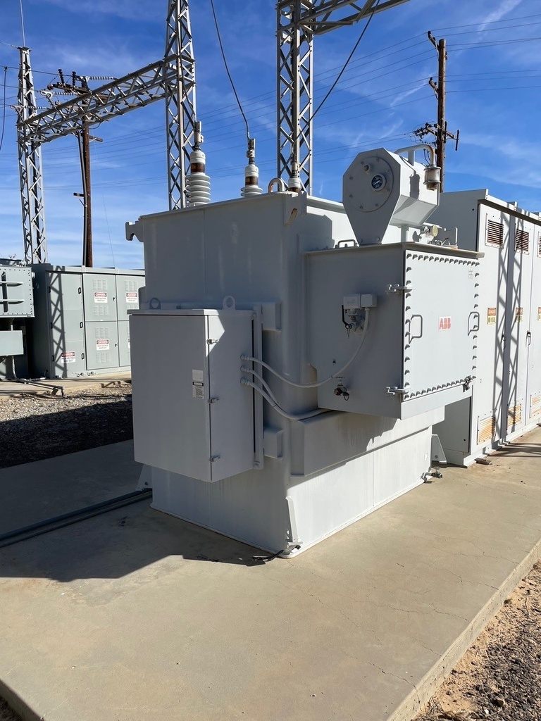 2500 KVA, 34500D - 12470Y ABB LTC Substation Transformer