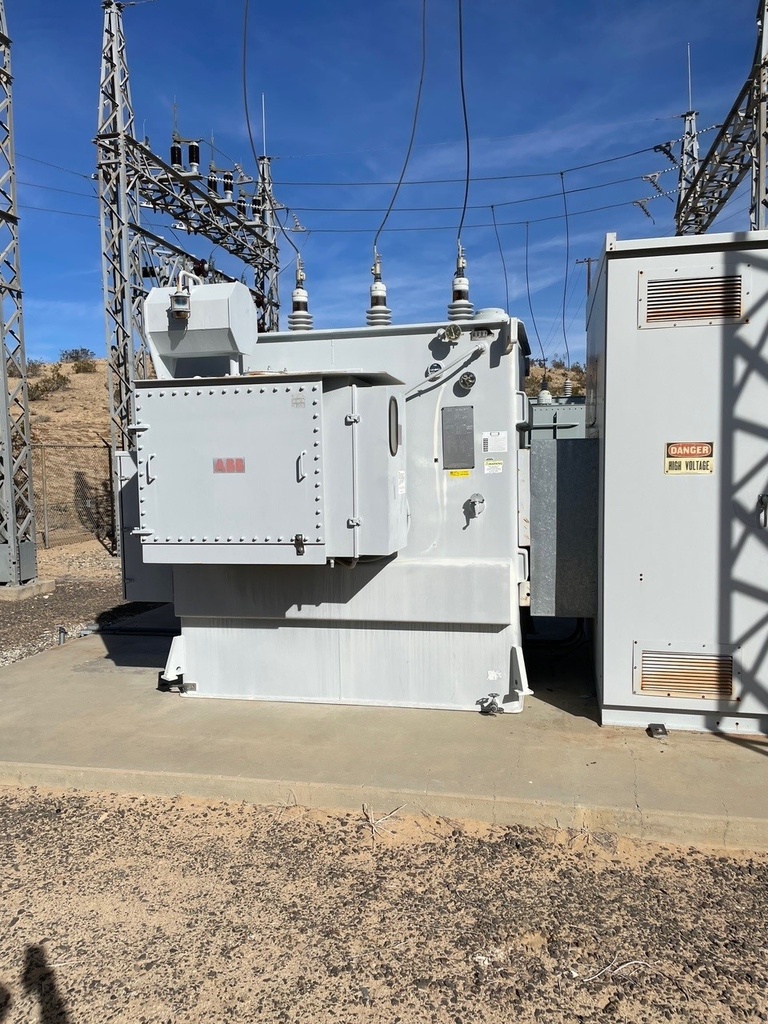 2500 KVA, 34500D - 12470Y ABB LTC Substation Transformer