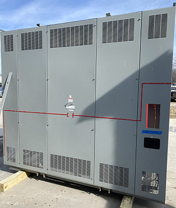 2500/3333 KVA, Pri 4160 D, Sec 480Y/277, 1997, GE, CAST COIL, COPPER, INDOOR:1