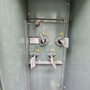 300 KVA, Pri 4160 D, Sec 480Y/277, LF/RF, WESTINGHOUSE PADMOUNT TRANSFORMER