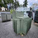 300 KVA, Pri 4160 D, Sec 480Y/277, LF/RF, WESTINGHOUSE PADMOUNT TRANSFORMER