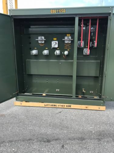 3000/3350 KVA, Pri 4.16/2.4Y/4.16 X 7.2/12.47Y/7.2, 480 D, GE PROLEC, LF/RF, NEW