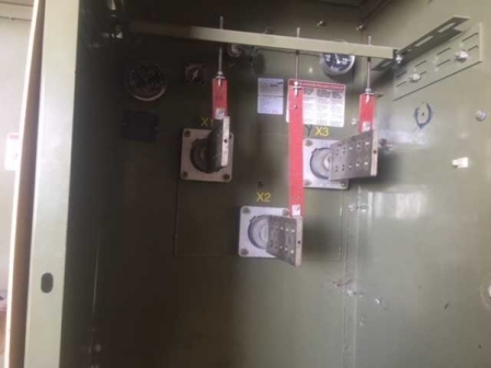 3000/3360 KVA, Pri 34500 D, Sec 480 D, 2007, SQUARE D, LIVE FRONT/RADIAL FEED:1
