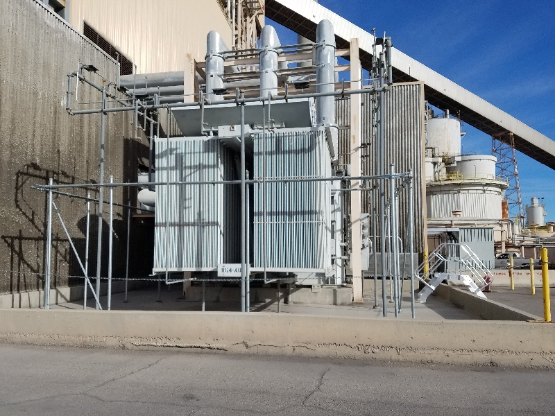 42/70 MVA, Pri 24000 D, Sec 6900Y/3984-4160Y/2402-4160Y/2402, GENERAL ELECTRIC