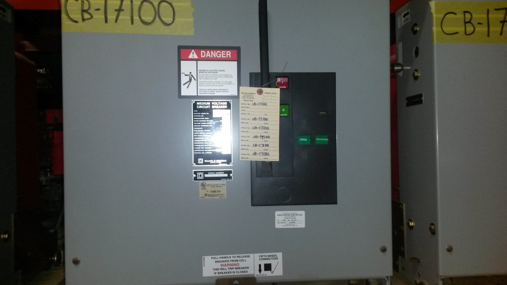 1200 Amp, SQUARE D, VR, 15 KV, 2002, 500 MVA, E/O, 125 VDC, VACUUM:1