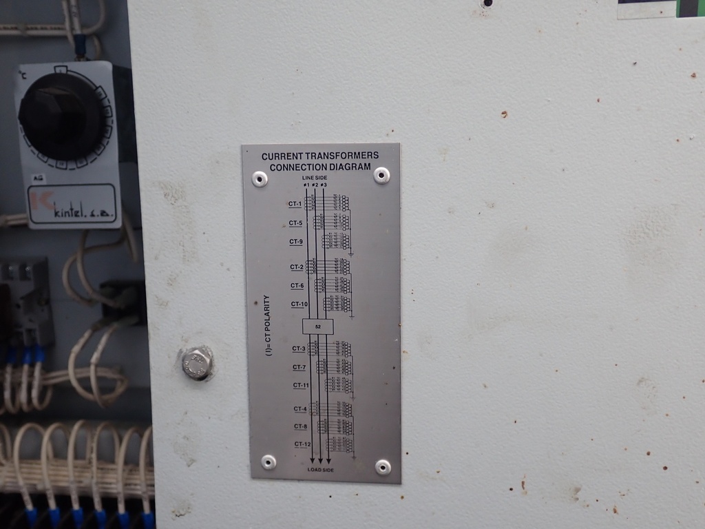 1250 Amp 25 kV Alstom Vacuum Circuit Breaker, EAX-25, 25 kA Short, 125 VDC C&T