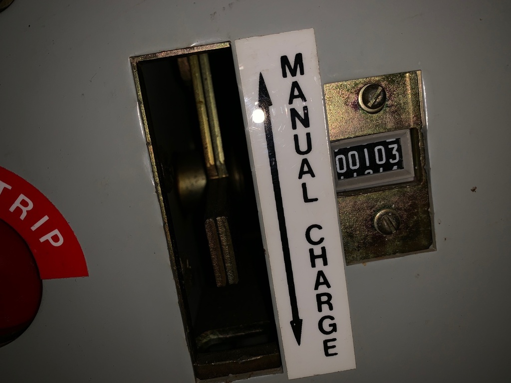 1200 Amp, GENERAL ELECTRIC, VB1 4.16-250-2, 4160 V., 1991, 48 VDC, ML-18:1