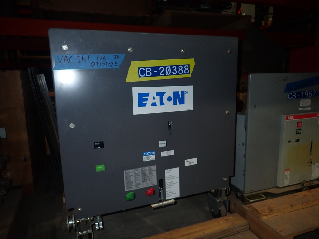 1200 Amp, 15kV, EATON VACUUM CIRCUIT BREAKER, 150VCP-W40, 40 kA Short, 125 VDC C&T