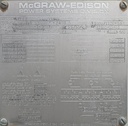 1000 KVA, Pri. 33000 V, D, Sec. 2400 V, D, 1971, MCGRAW EDISON, STATION TXFMR: 1
