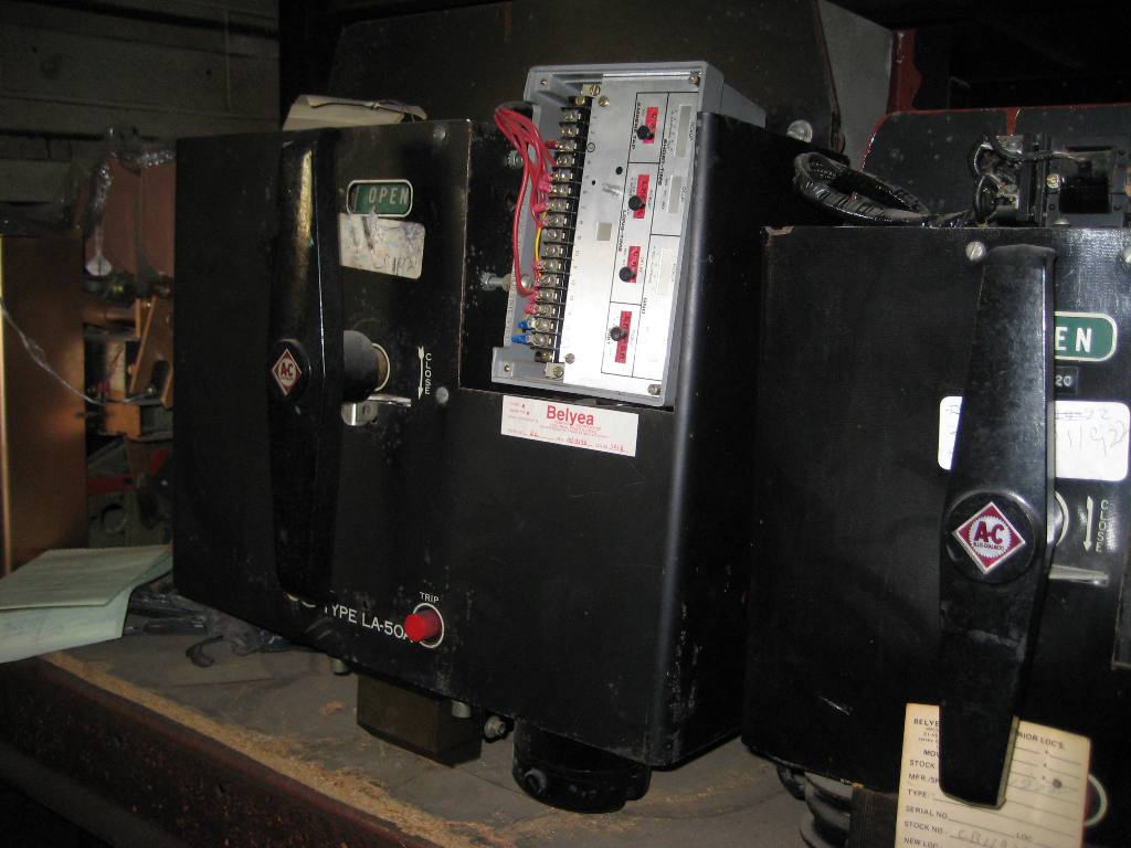 1600 Amp, ALLIS CHALMERS, LA-50A, 480 V., E/O, D/O, A/C/B, 230 VAC: -1