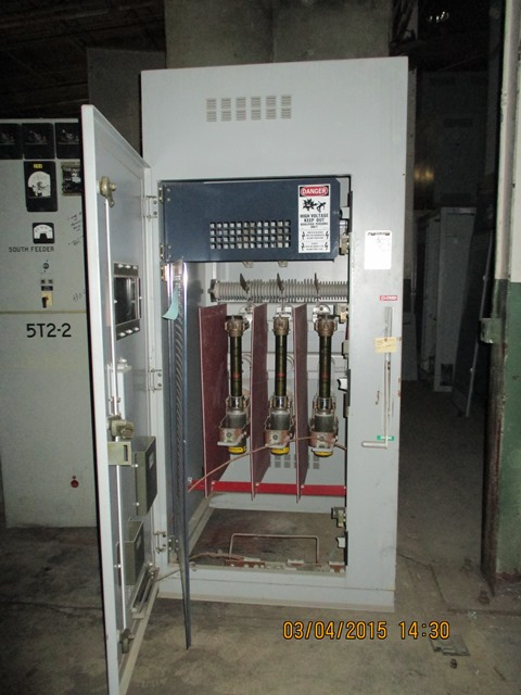 600 Amp, S & C, No. MINIRUPTOR, 13800 V., 1987, INDOOR FUSED SWITCH: -1