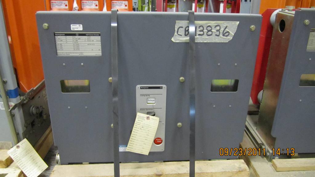 1200 Amp, WESTINGHOUSE, 50VCP-250, 4160 V., 1987, E/O, D/O, VAC C/B, 125 VDC: -1