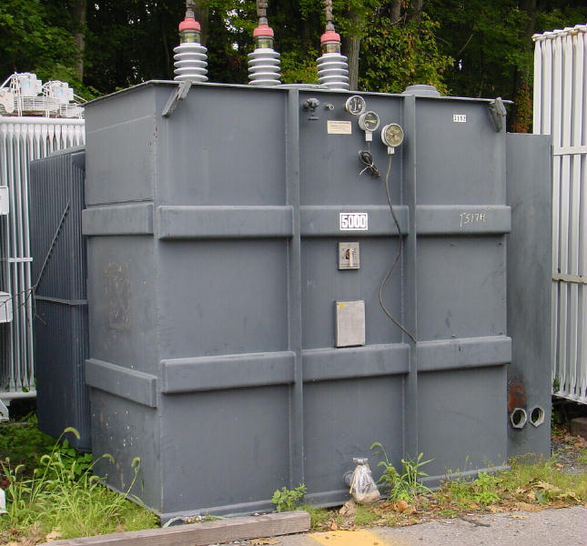 5000/7000 KVA, SQUARE D, Pri. 34500 V, D, Sec. 4160 V, Y, SUBST. TXFMR, 55 DEG.