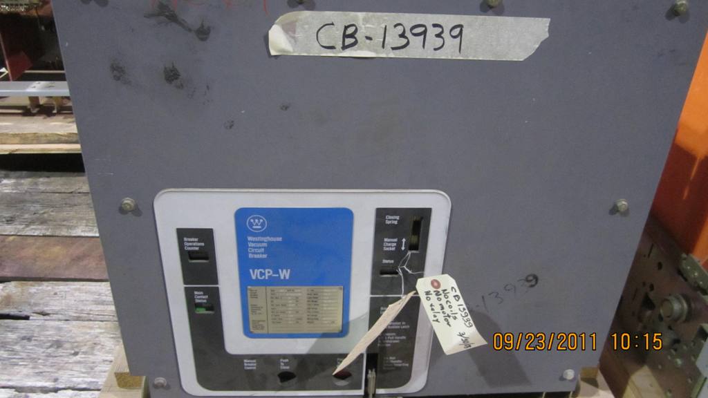 1200 Amp, WESTINGHOUSE, 150VCP-W-500, 13.8 KV, 1988, 48 VDC C & T: -1