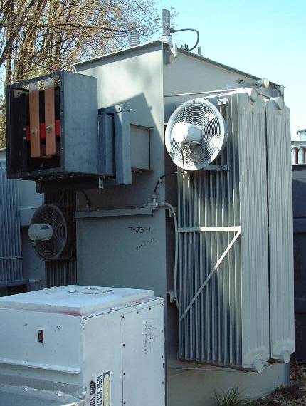 3750/5250 KVA, SQUARE D, Pri. 26400 V, D, Sec. 4160 V, Y, 1999, SUBST. TXFMR: -1