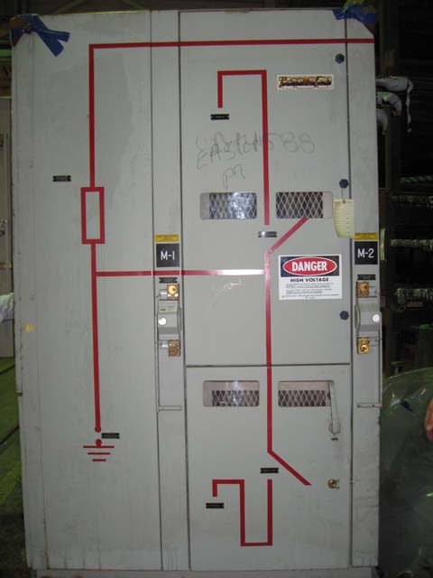 600 Amp, POWERCON, No. ALTERNATE/PREF, 13800 V., INDOOR, FUSED, SWITCH