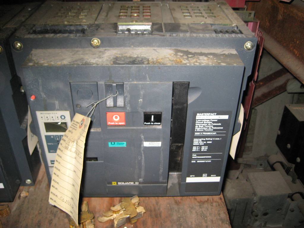 2000 Amp, SQUARE D, NW20H3, 480 V., 2003, M/O, D/O, L,S,I,G, 100 KA I.C.: -1