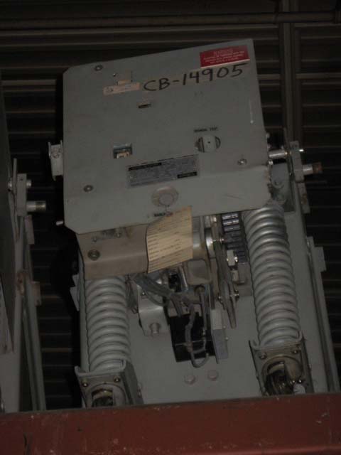 2000 Amp, GE, AM4.16-250-8HB, 4160 V., 1991, E/O, D/O, 125 VDC CL & TR: -1