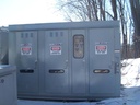 1050 KVAR, 12470 UNGROUNDED, OUTDOOR HOUSED, UNUSED, GENERAL ELECTRIC, 7 STEP
