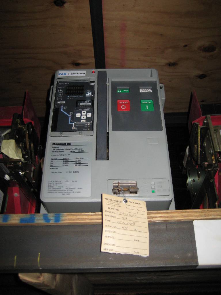 800 Amp, CUTLER HAMMER, MDN 608, 480 V., MO/DO, INSULATED CASE, UNUSED;-1