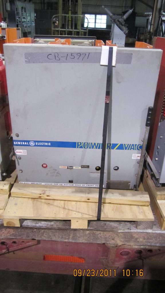 1200 Amp, GENERAL ELECTRIC, VB4.16-350-0, 5000 V.,EO/DO,125VDC CLOSE &TRIP;