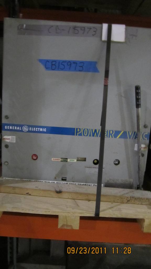 1200 Amp, GENERAL ELECTRIC, VB4.16-350-0, 5000 V.,EO/DO,125VDC CLOSE &TRIP;