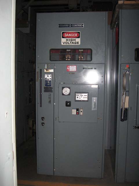 600 Amp, SQUARE D, No. POWERZONE, 5000 V., 1988, INDOOR HOUSED, FUSED, VACUUM:1