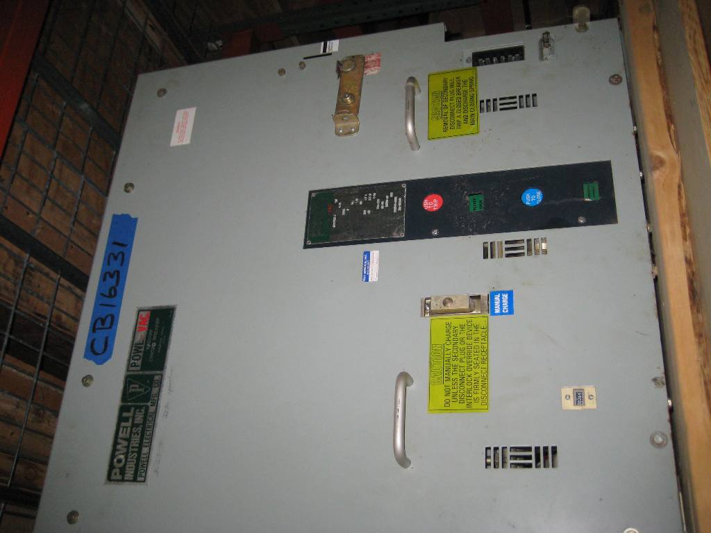 2000 Amp, POWELL, 5PV 350-1, 4160 V.,E/O VACUUM BREAKER