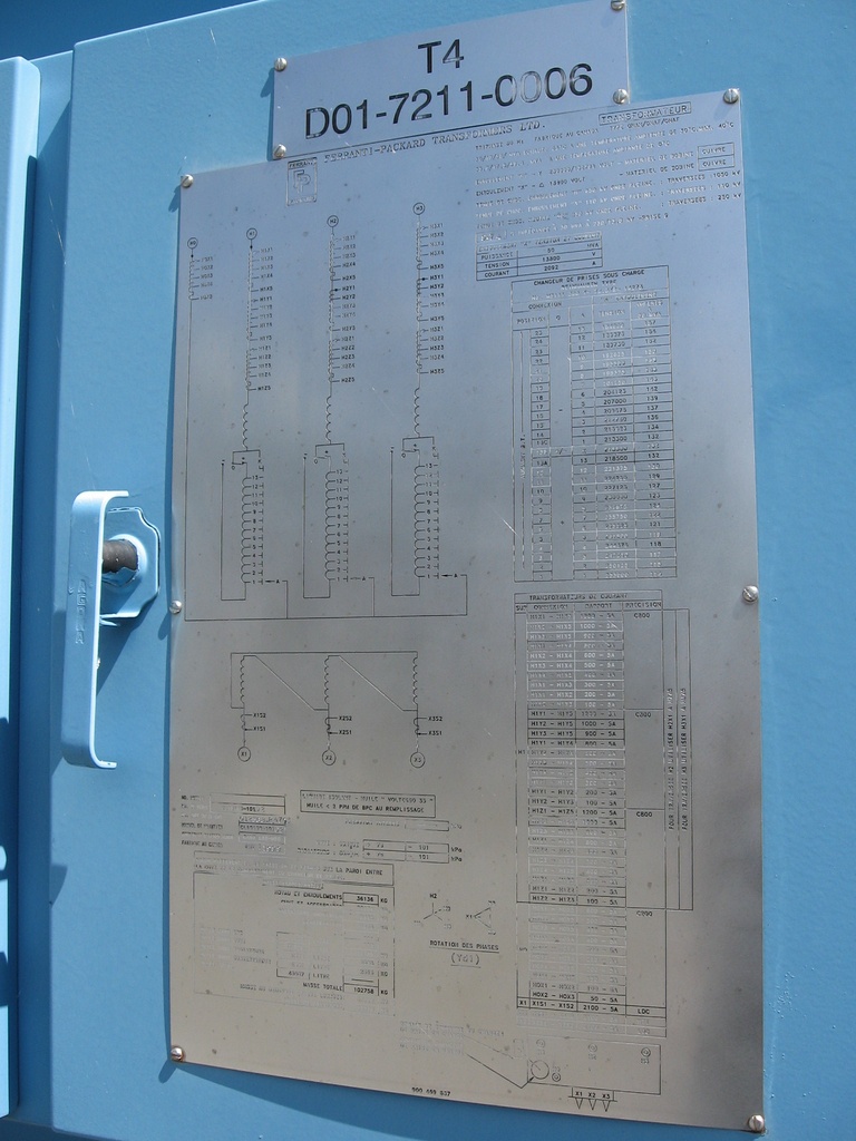 30000/50000 KVA, Pri 230000Y/132791, Sec 13800 D, FERRANTI PACKARD, HV LTC
