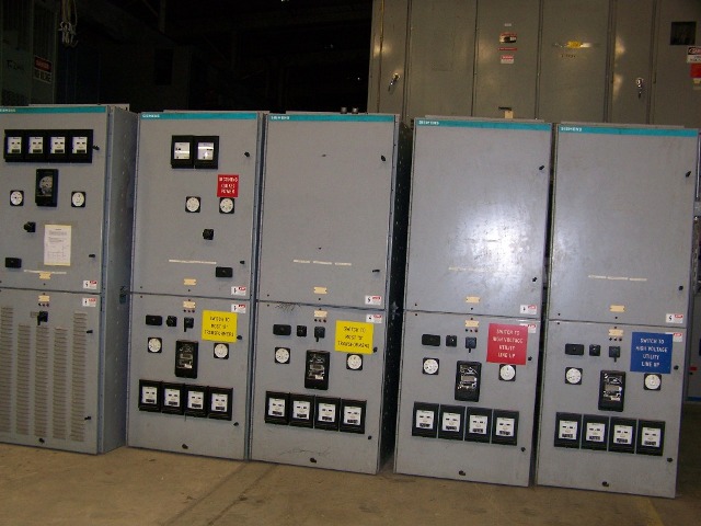 1200 Amp, SIEMENS, 5GMI-350-1200-78, 4160 V., SWITCHGEAR