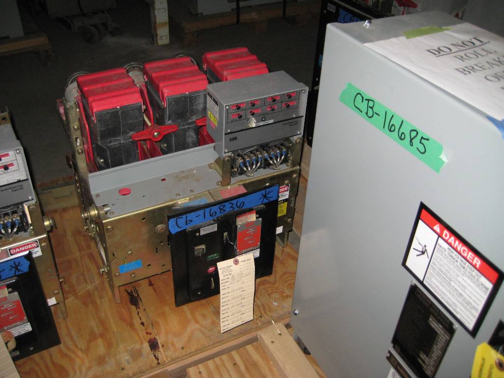 1600 Amp, ABB, KDON 1600S, 600 V., 1999, MANUALLY OPERATED, DRAWOUT, BELL ALARM