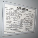 1200 Amp, SIEMENS, 15-GMI-500-1200-37, 15 KV, 1993, 120 VAC CLOSE, 240 VDC TRIP
